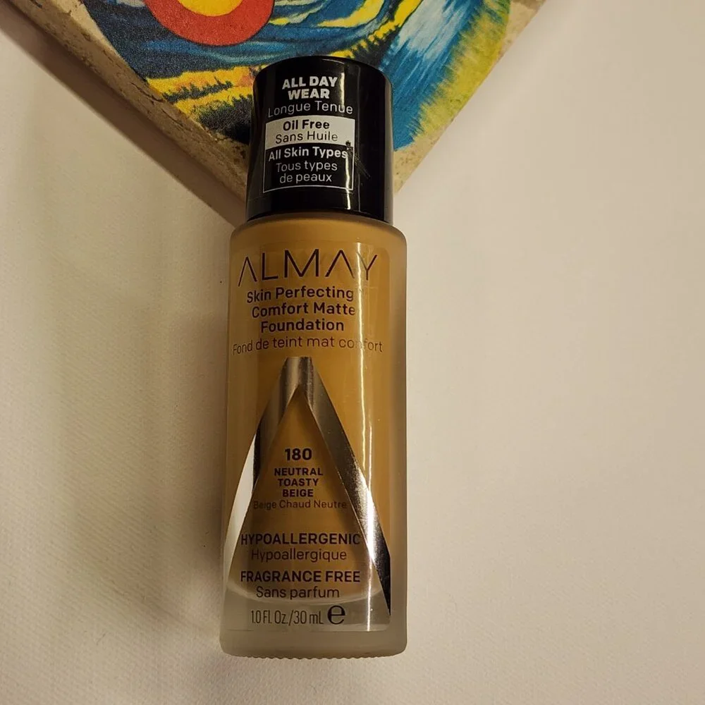 Almay Skin Perfecting Comfort Matte Foundation - 180 Neutral Toasty Beige
